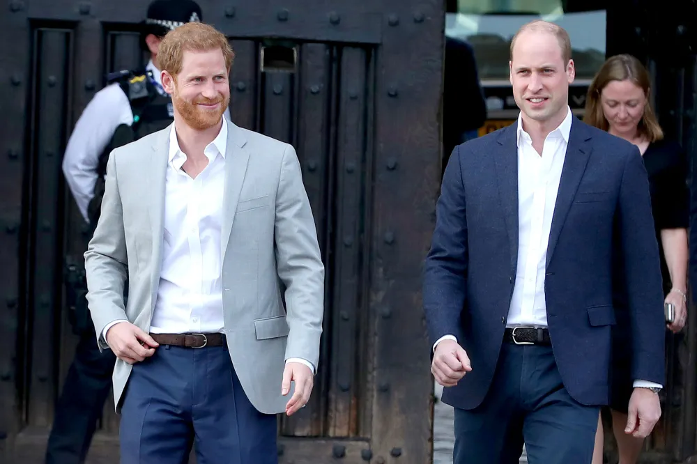 Prince Harry and William Mend Rift UK Return Visit