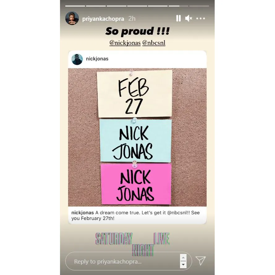 Priyanka Chopra Reacts to Husband Nick Jonas&rsquo; Upcoming &lsquo;Saturday Night Live&rsquo; Hosting Gig