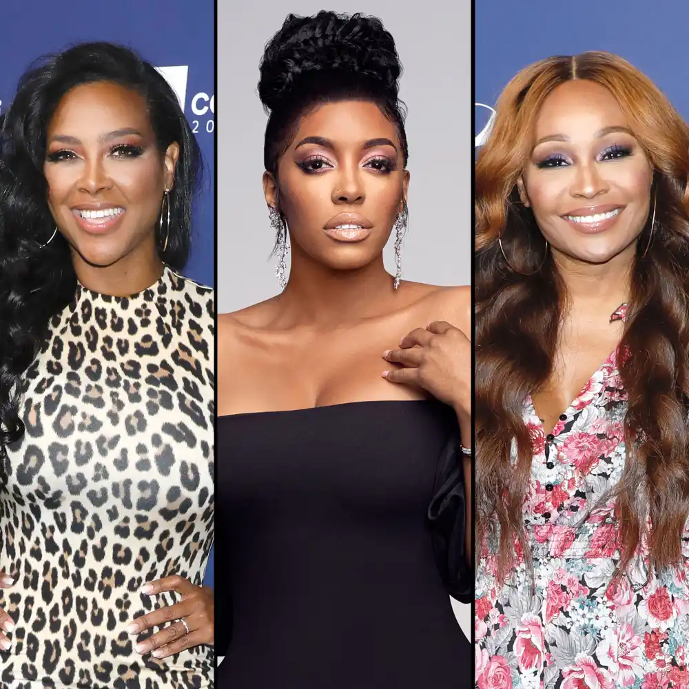 RHOA Kenya Moore Accuses Porsha Williams of Having Stripper Sex at Cynthia Bailey Bachelorette Bash