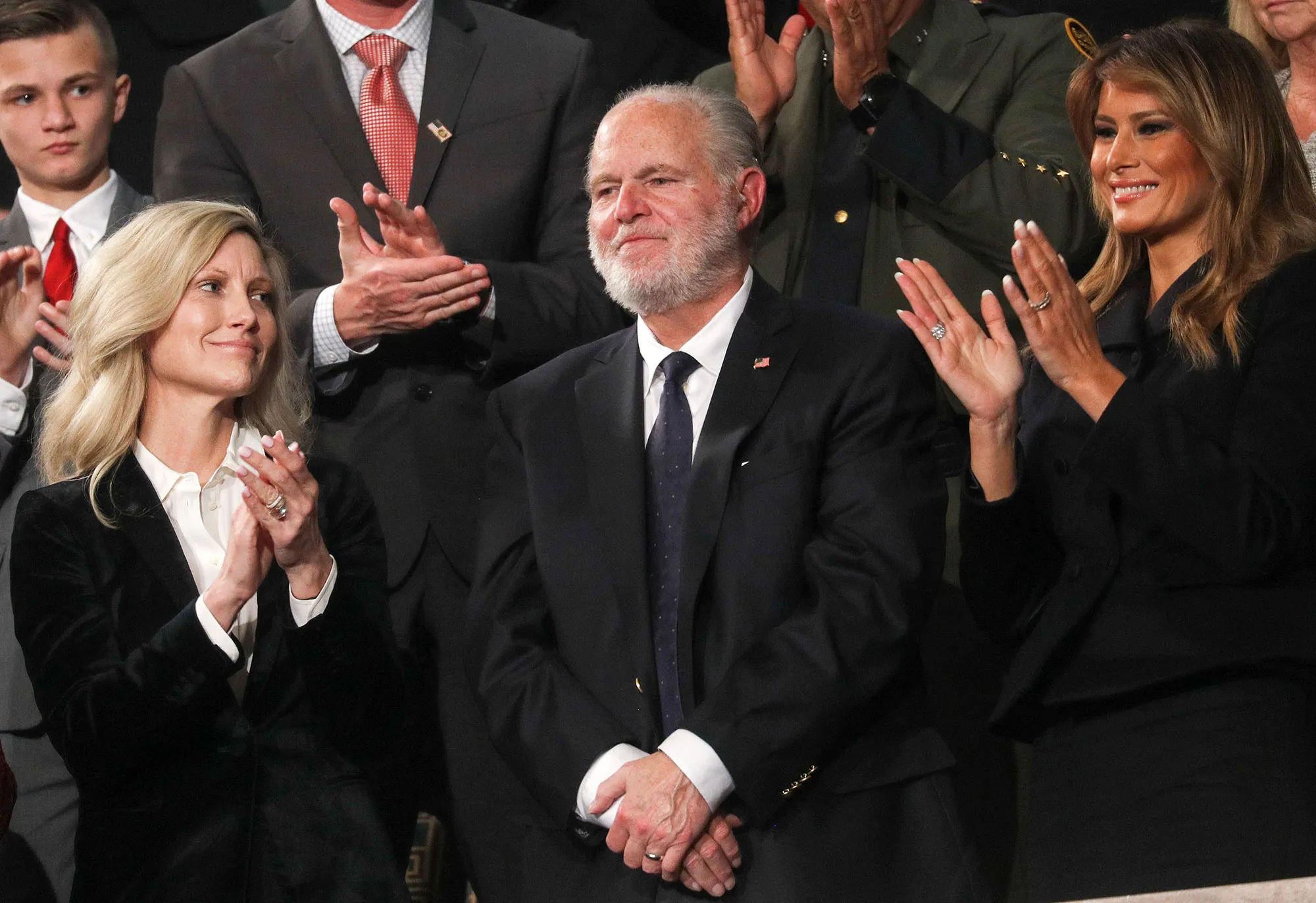 Rush Limbaugh Presidential Medal of Freedom Dead Melania Trump Wife Kathryn