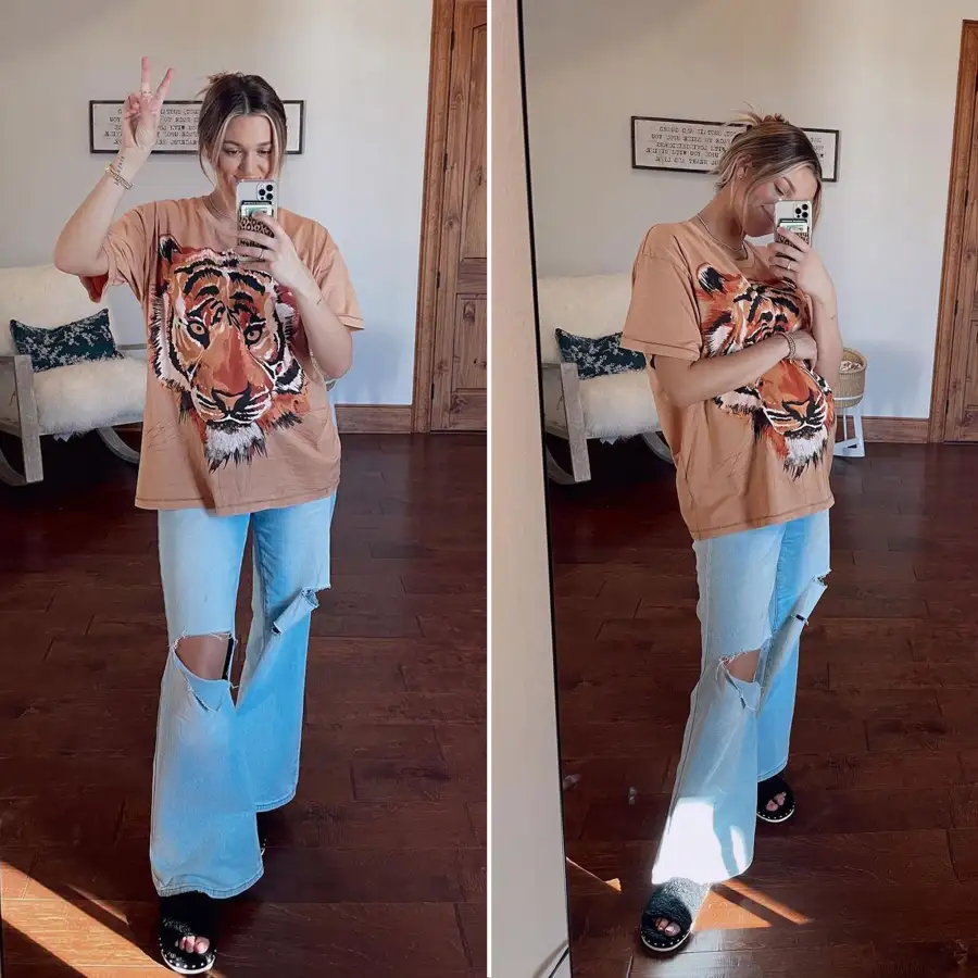 Sadie Robertson Huff 30 Weeks Pregnant