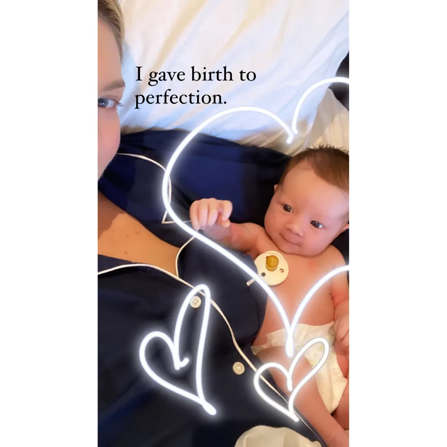 Stassi Schroeder Shares New Pic of Baby Girl: 'I Gave Birth to Perfection'