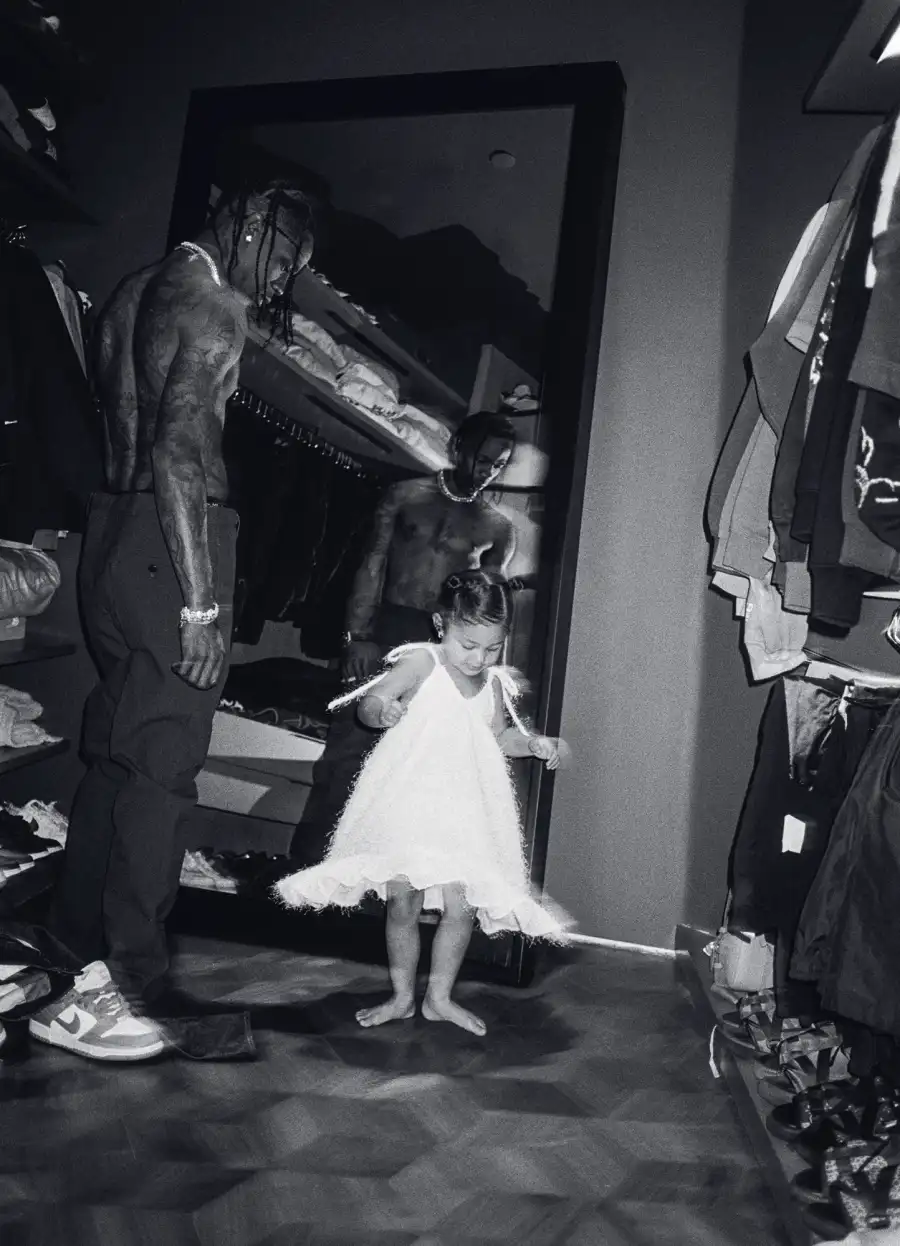 Travis Scott and Stormi Webster