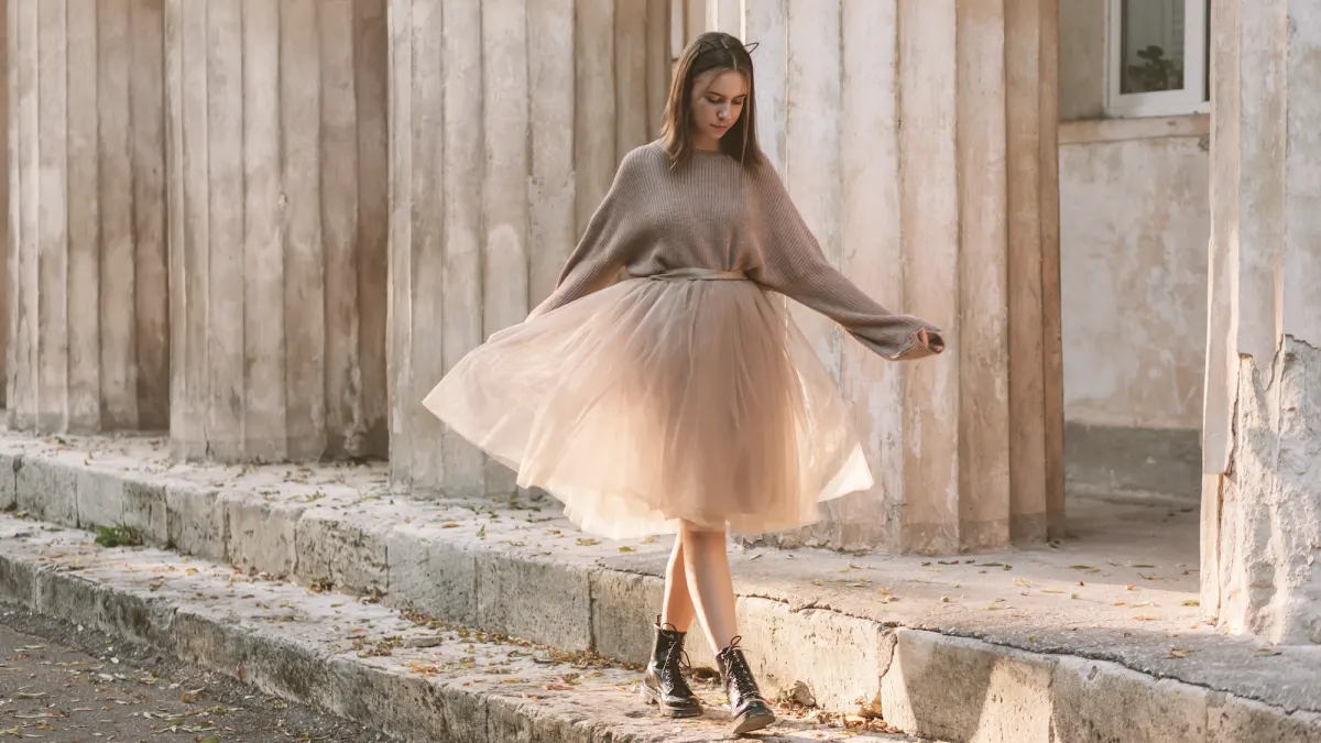 Tulle-Skirt-Stock-Photo