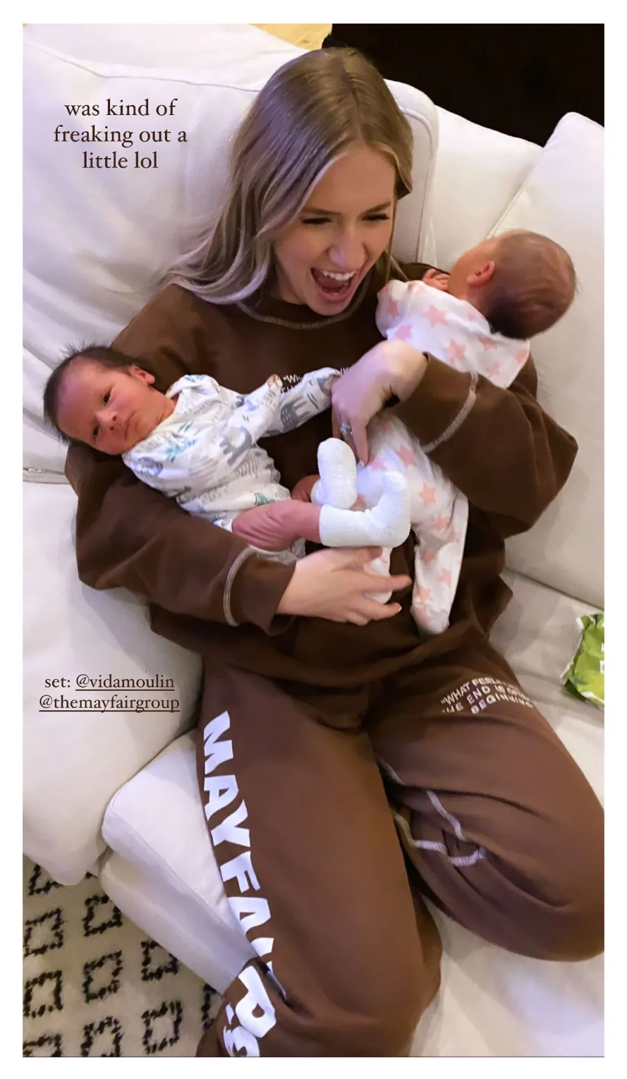 Twins Lauren Burnham Luyendyk Instagram