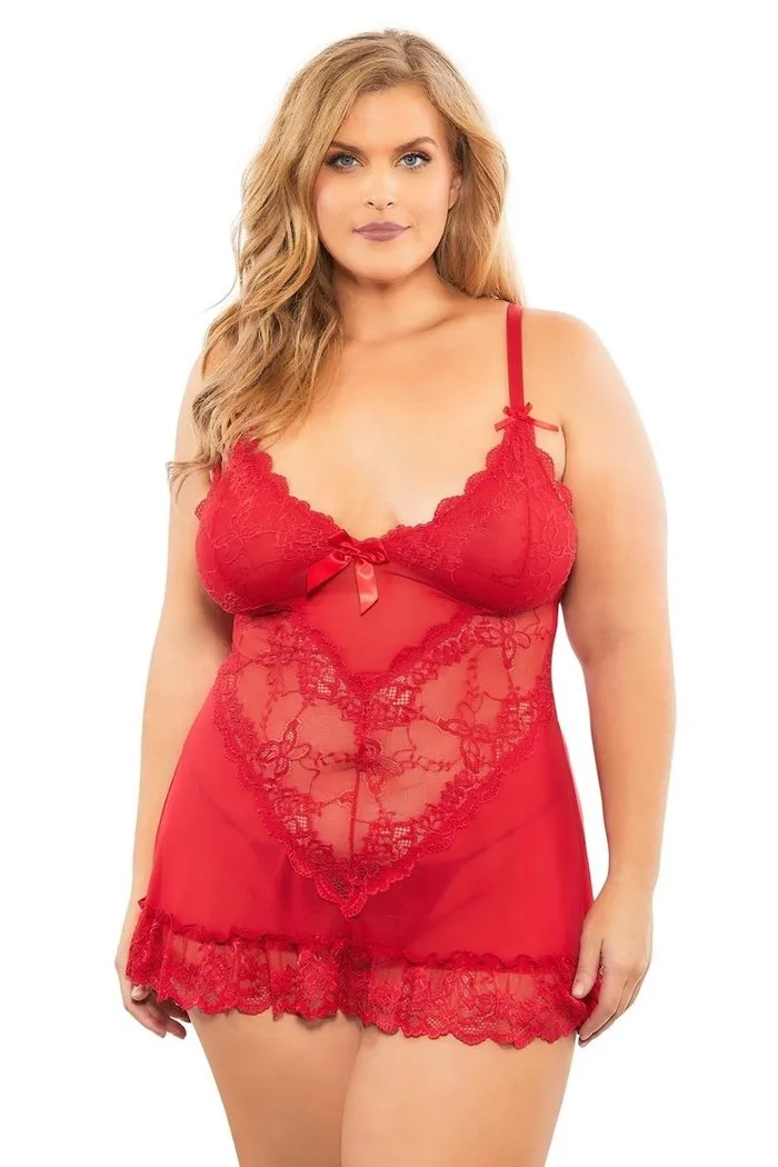 Valentine-Sheer-Plus-Size-Babydoll