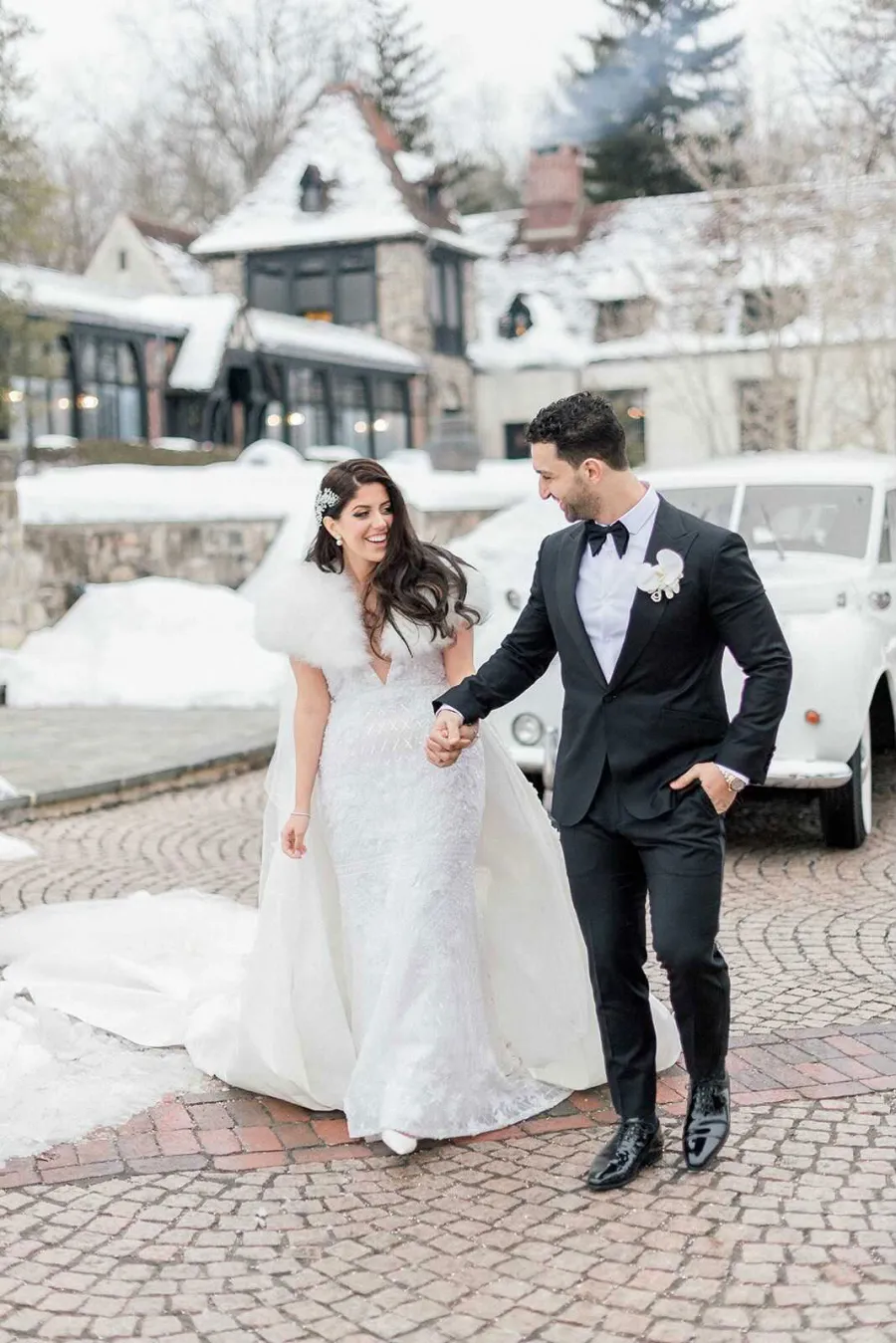 Victoria Wakile and Teddy Kosmidis Real Housewives of New Jersey Stars Who Got Married in 2021 Wedding Photo