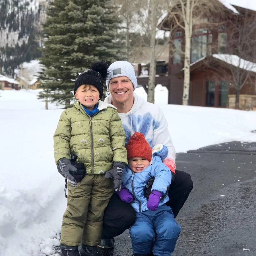 Winter Wonderland Sean Lowe Sons Kids Playing in Snow