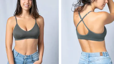 Blue 55 Wireless Deep V-Neck Bralette