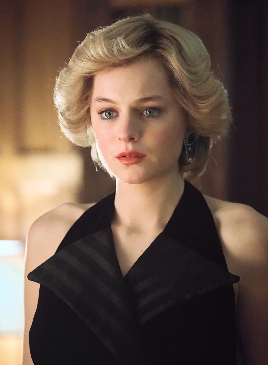 Emma Corrin as Princess Diana The Crown Stars React to Prince Harry Watching the Netflix Series