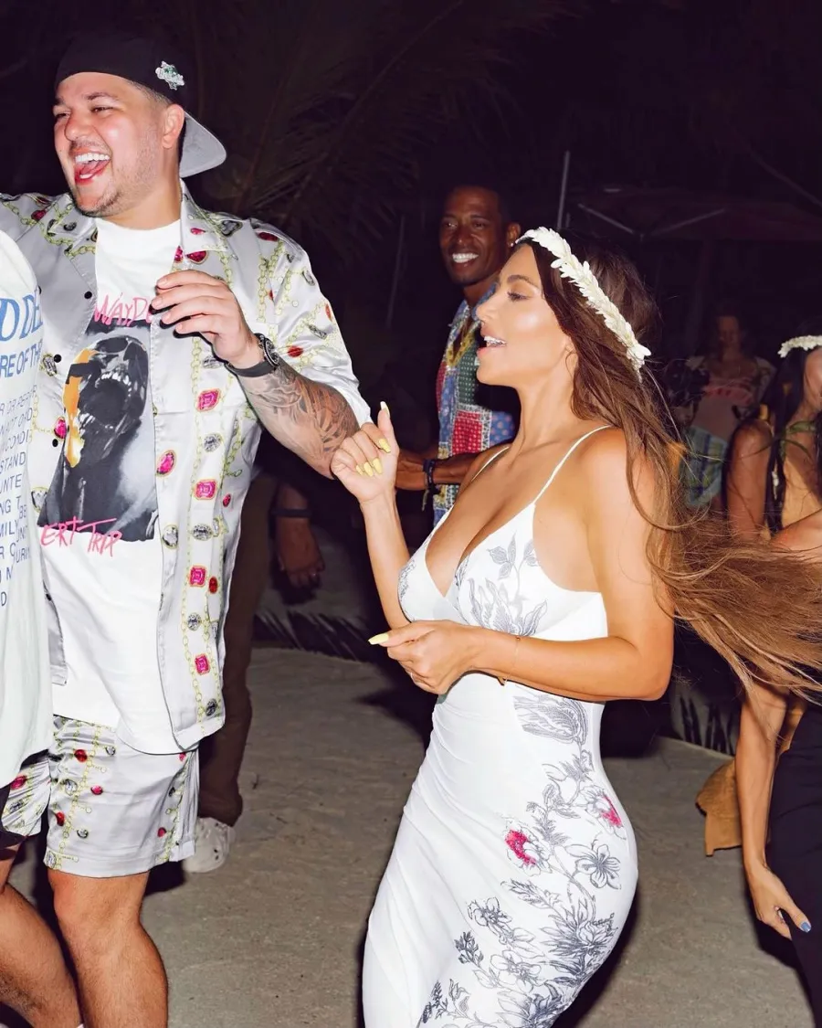 Kim Kardashian and Rob Kardashian See How the Kardashian-Jenners Celebrated Rob Kardashian Birthday