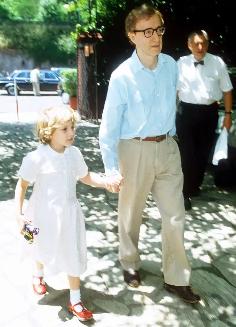 Dylan Farrow and Woody Allen in 1991 Allen V Farrow Revelations