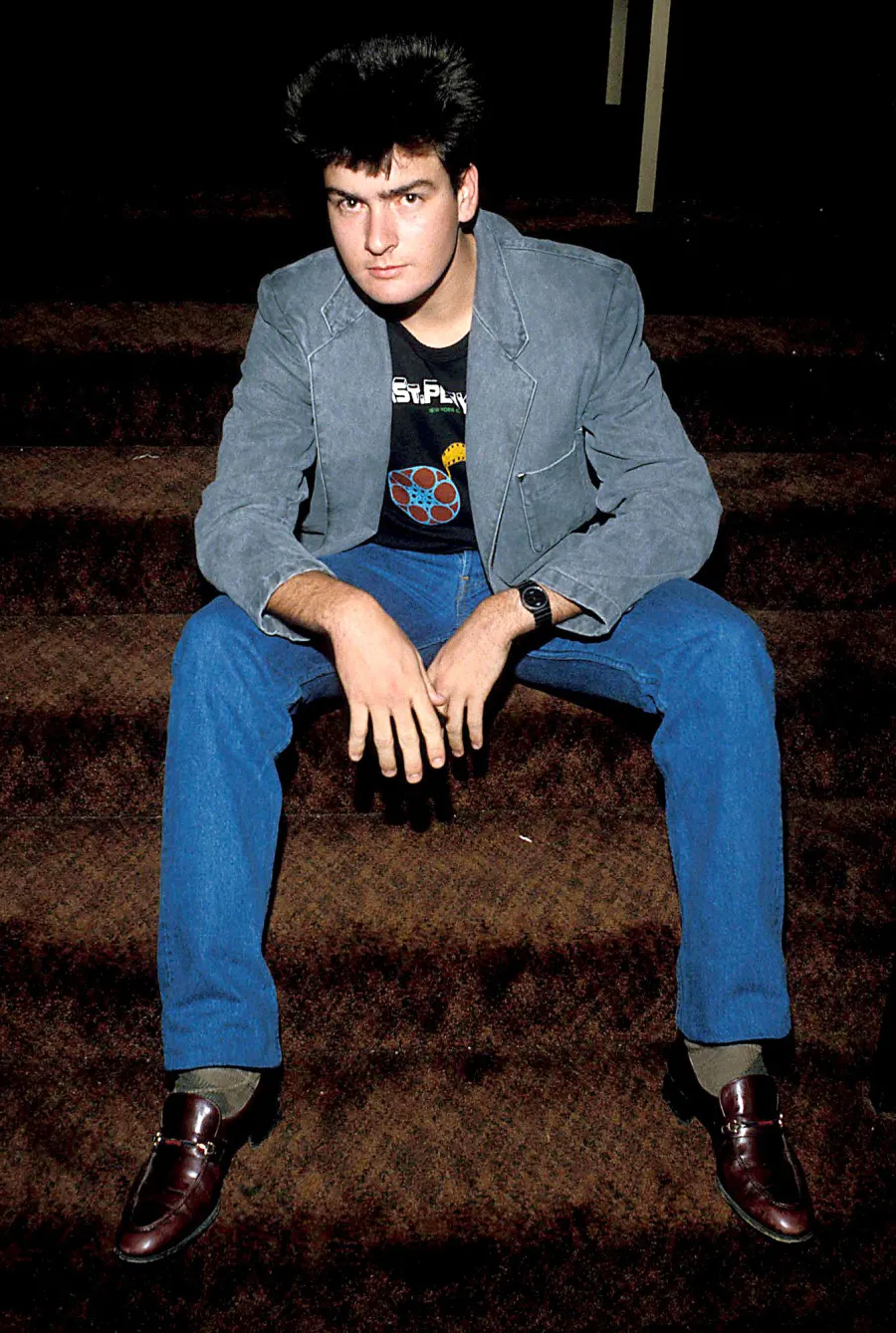 1984 Charlie Sheen Through the Years