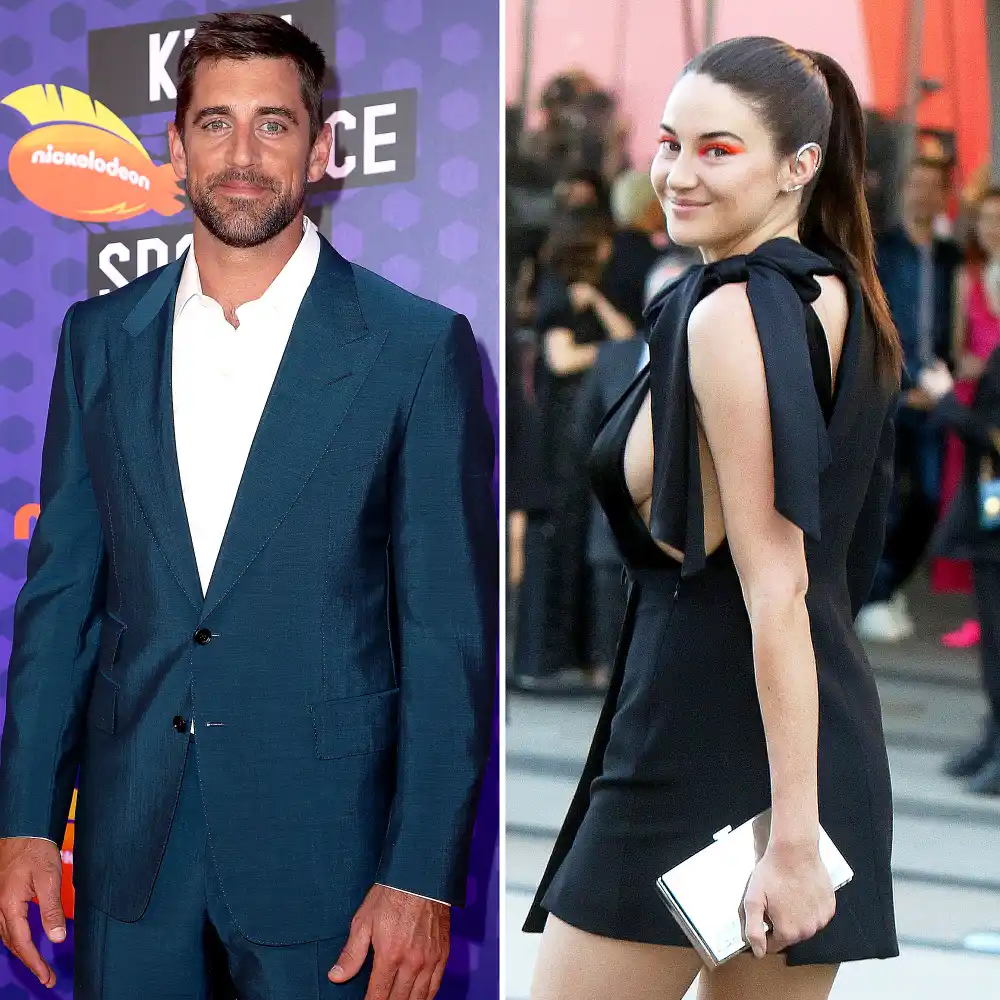 Aaron Rodgers Fiancee Shailene Woodley Hold Hands Smile Arkansas