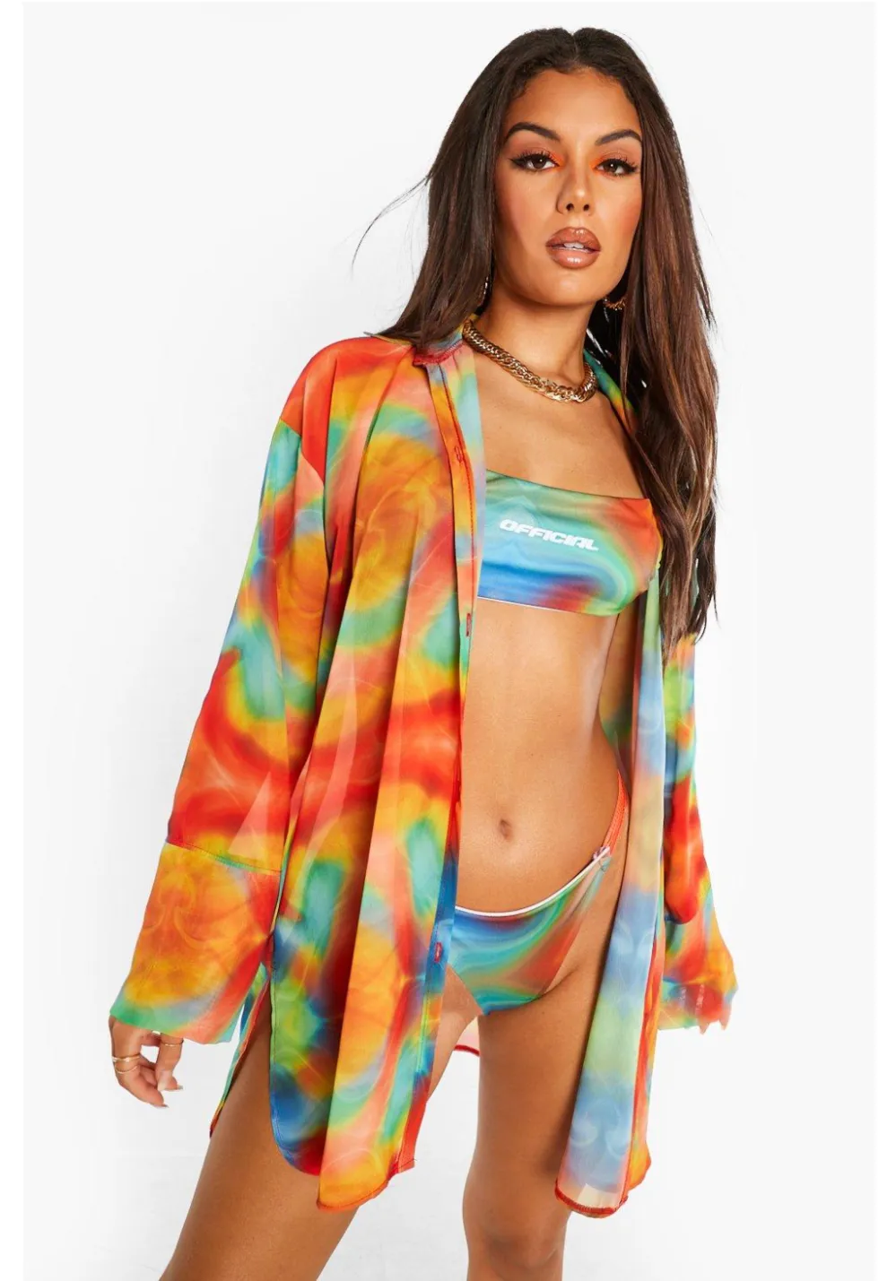All Over Printed Beach Shirt