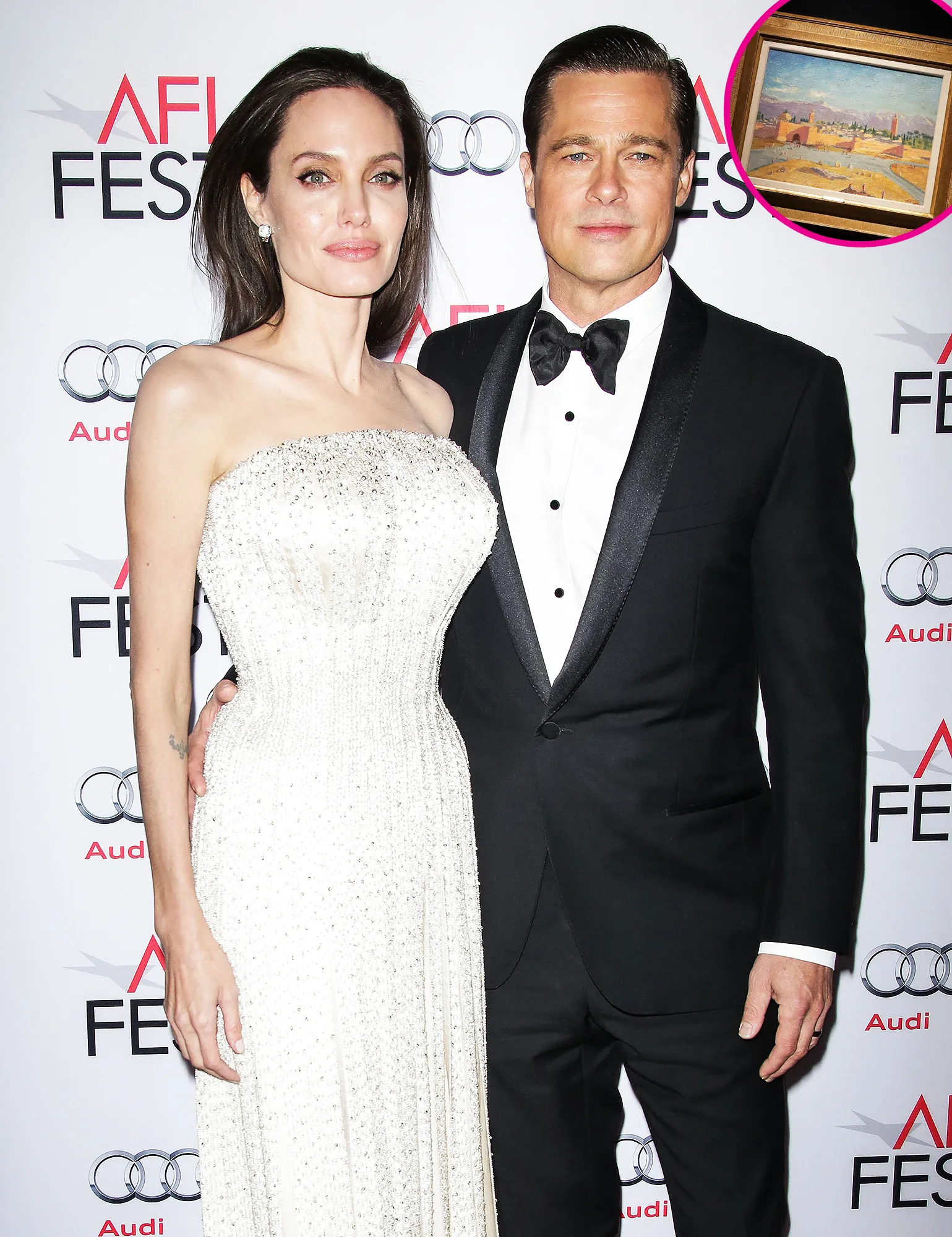 Angelina Jolie Sells Winston Churchill Painting That Ex Brad Pitt Gave Her for 11.5 Million p