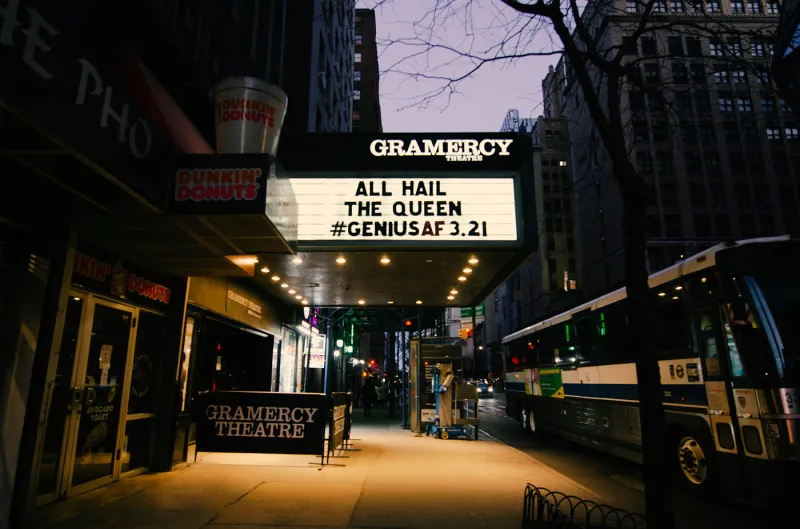 Aretha Franklin to Be Honored With Birthday Marquee Takeover at 21 Iconic US Music Venues Gramercy Theatre