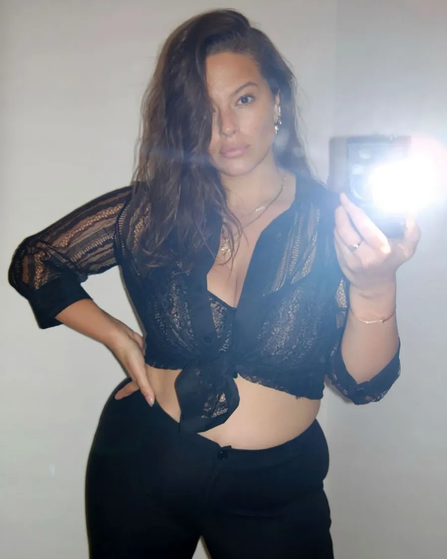 Ashley Graham Poses in Lingerie — A Lot: Pics