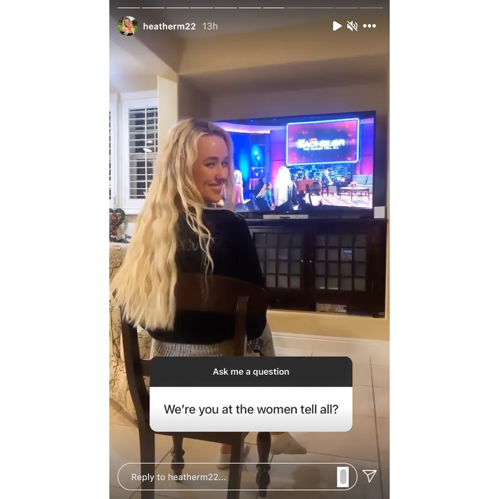 Bachelor&rsquo;s Heather Martin Finally Address The Women Tell All Speculation 2