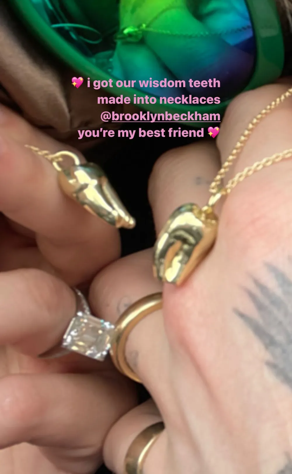Brooklyn Beckham, Nicola Peltz Get Matching &lsquo;Wisdom Teeth&rsquo; Necklaces