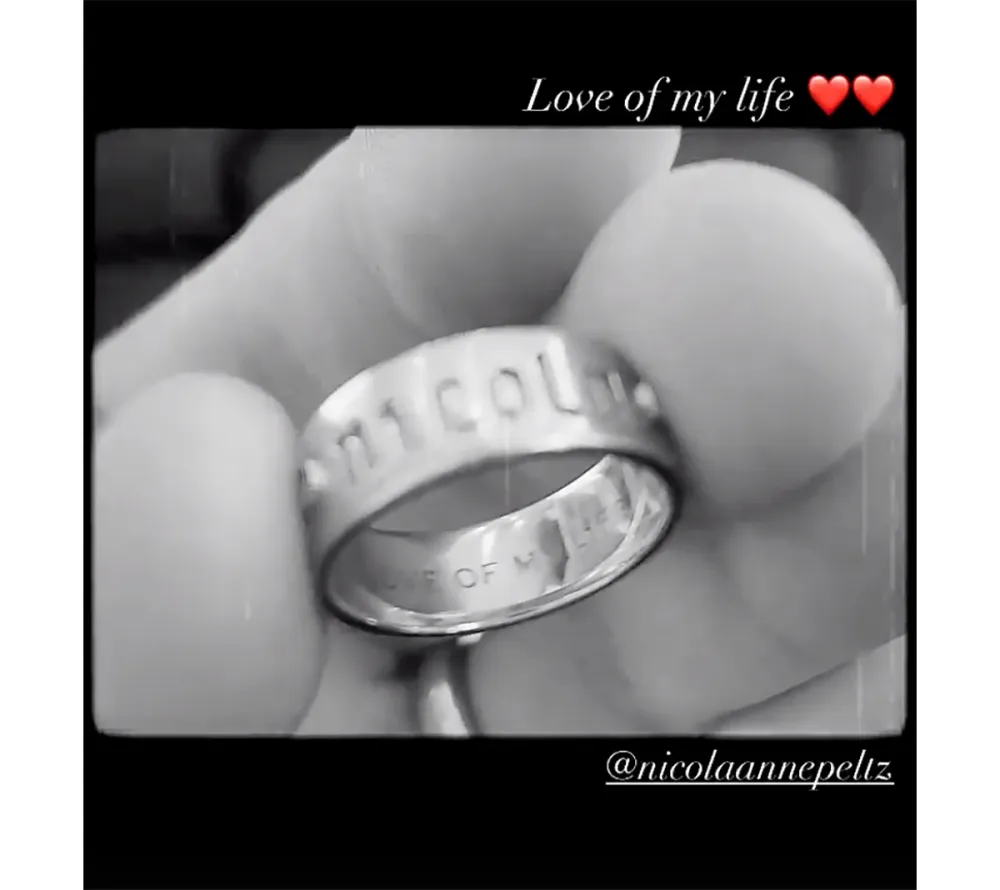 Brooklyn Beckham Wears Engraved &lsquo;Nicola&rsquo; Ring to Honor Fiance: Pics