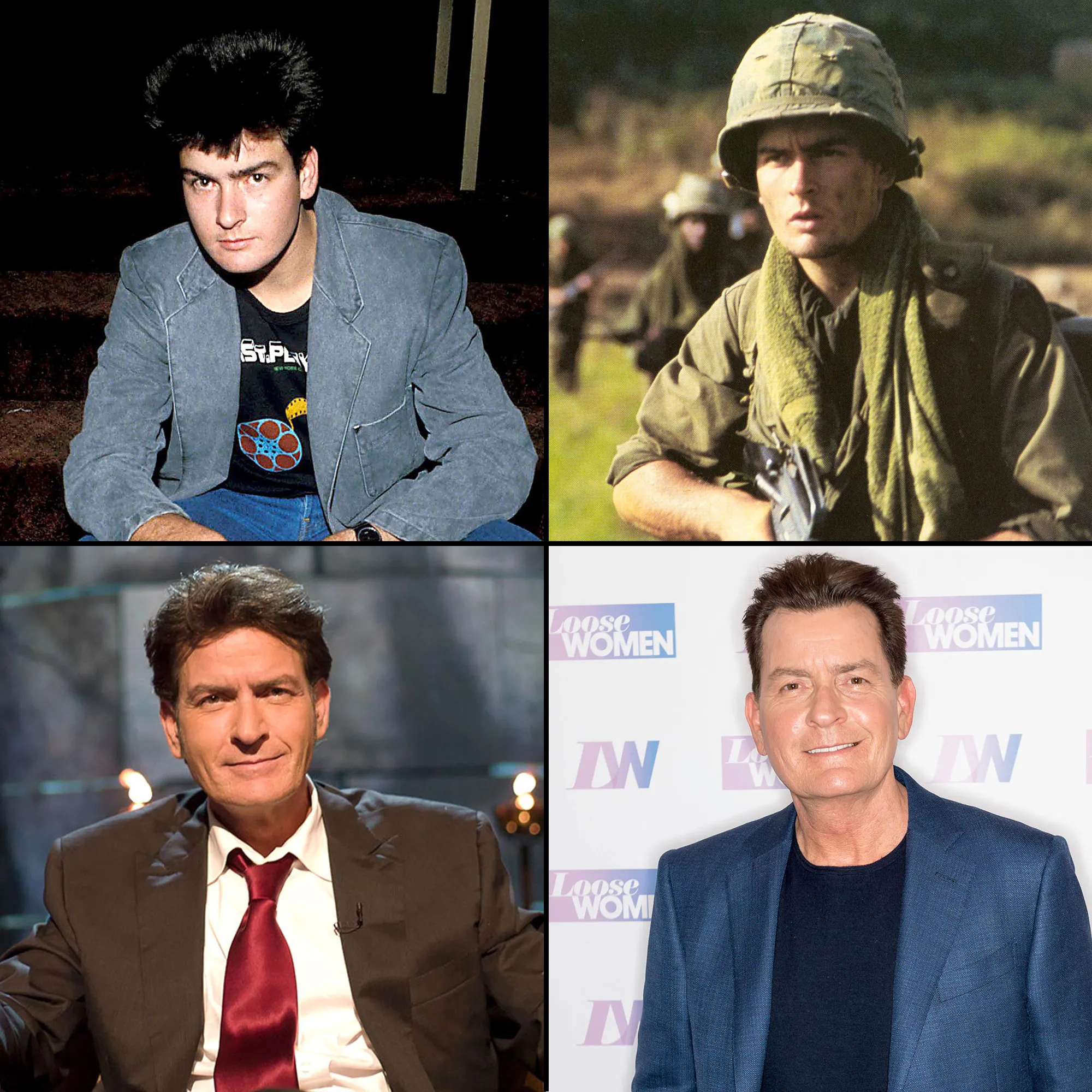 Charlie Sheen Through the Years
