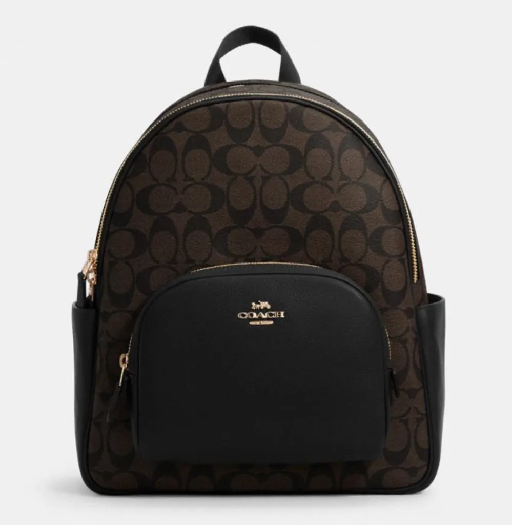 Court Backpack In Signature Canvas