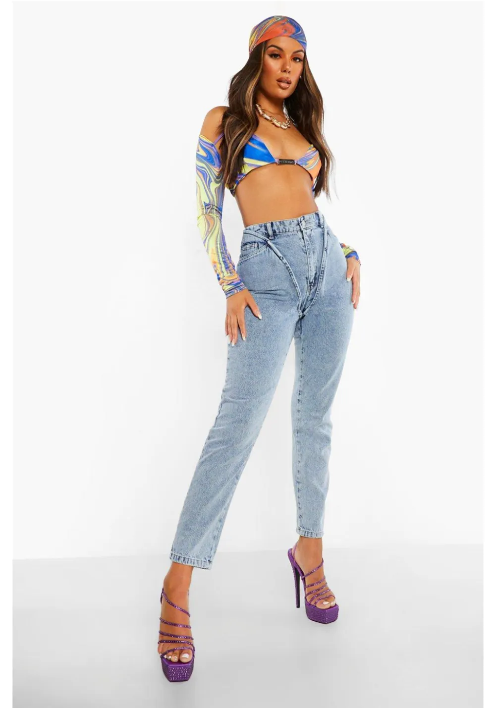 Acid Wash Double Layer Mon Jean