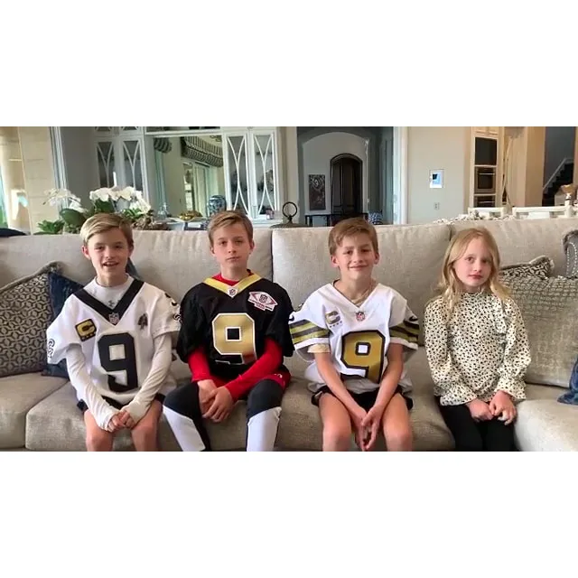 Drew Brees Announces His NFL Retirement With the Help of His Kids