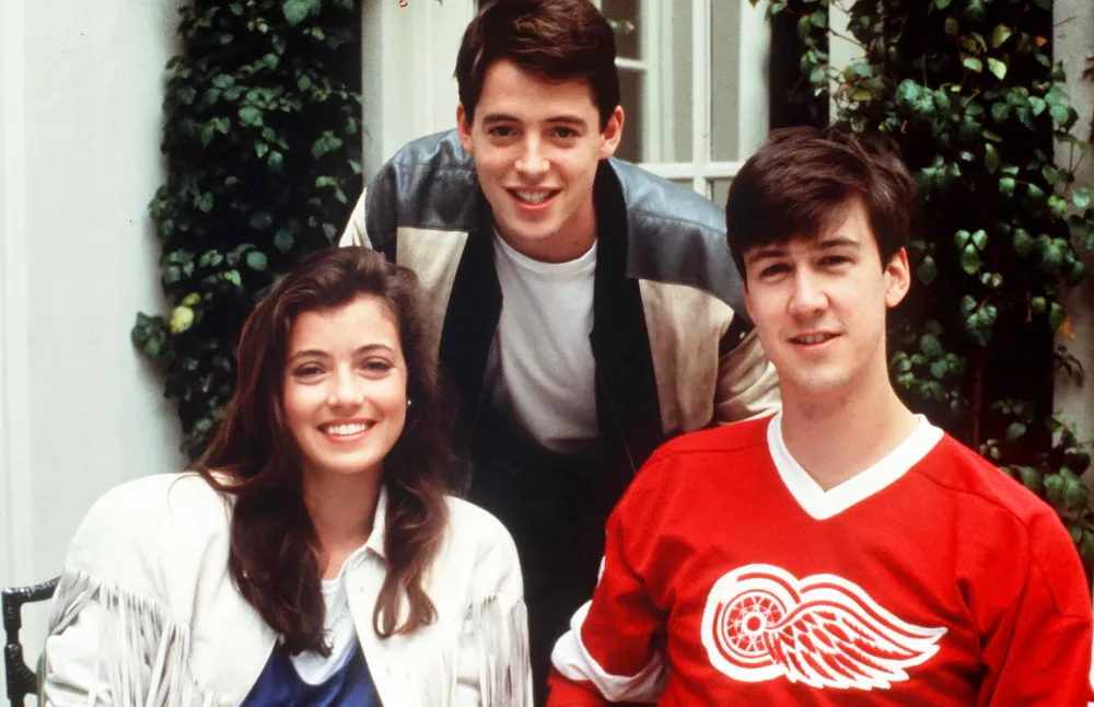 Mia Sara, Matthew Broderick and Alan Ruck in 'Ferris Bueller's Day Off.'
