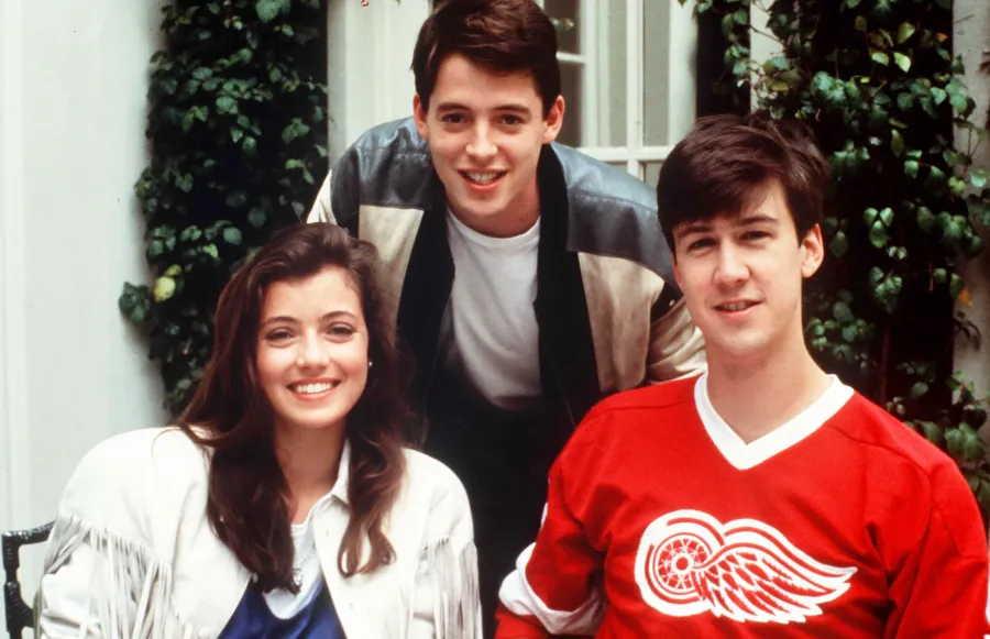 Mia Sara, Matthew Broderick and Alan Ruck in 'Ferris Bueller's Day Off.'