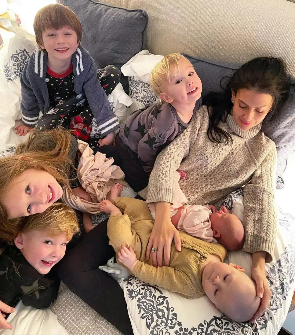 Hilaria Baldwin and Children Instagram