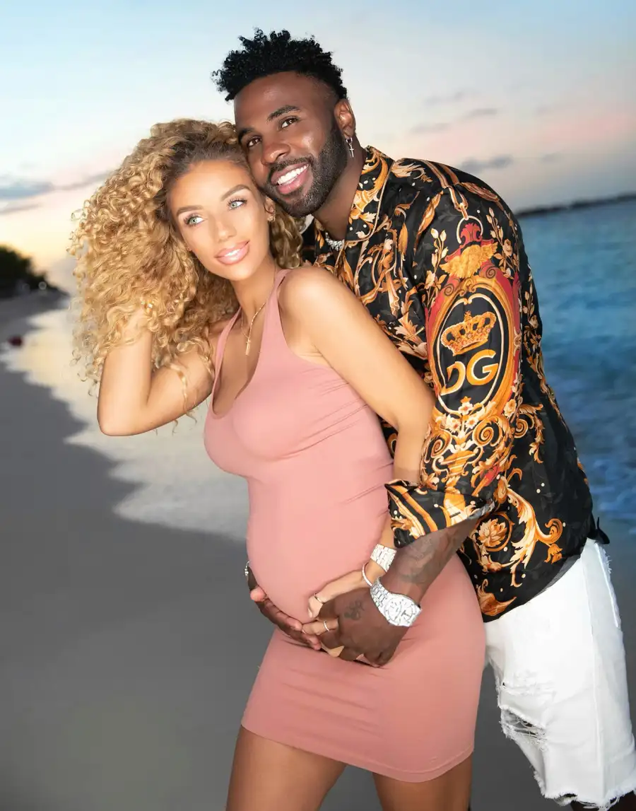Jason Derulo Jena Frumes baby reveal