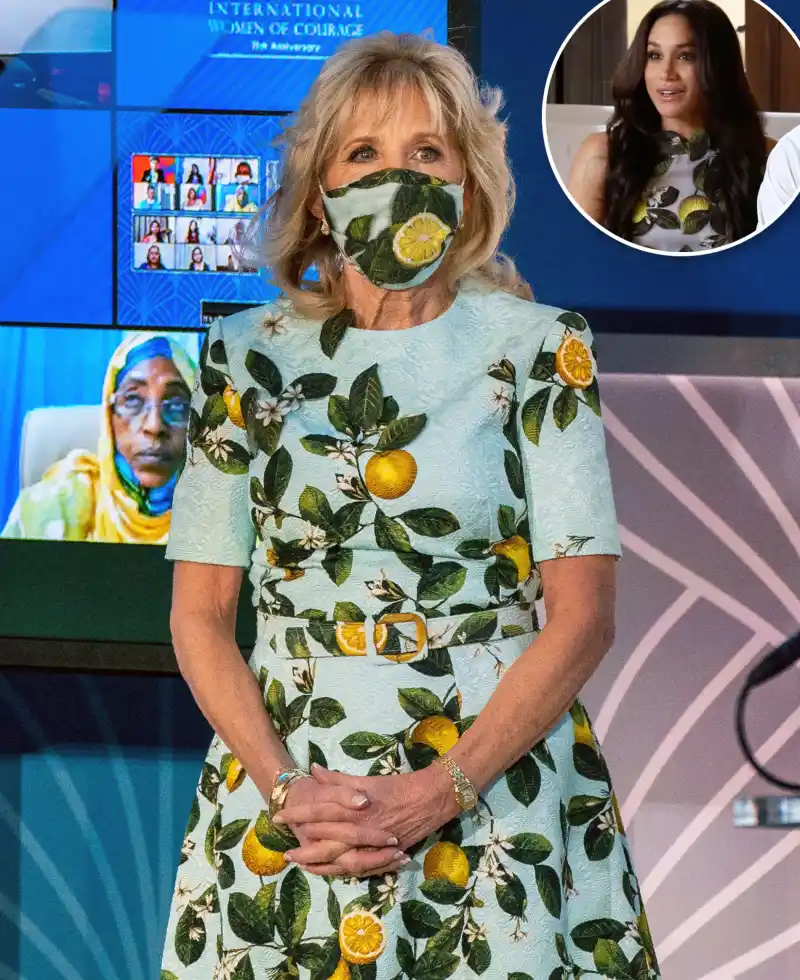 Jill Biden Takes Style Inspo From Meghan Markle Right After Tell-All Interview