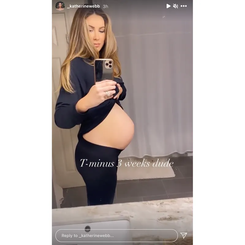 Katherine Webb baby bump 2021