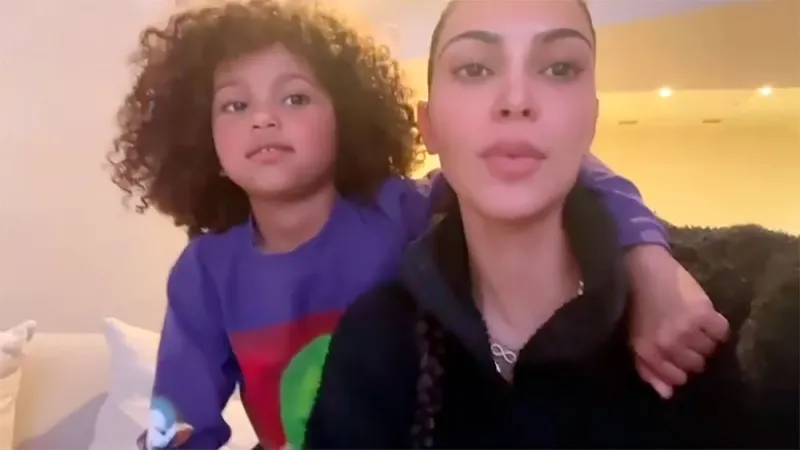 Kiss, Kiss! Kim Kardashian and Kanye West's Son Saint's Photo Album