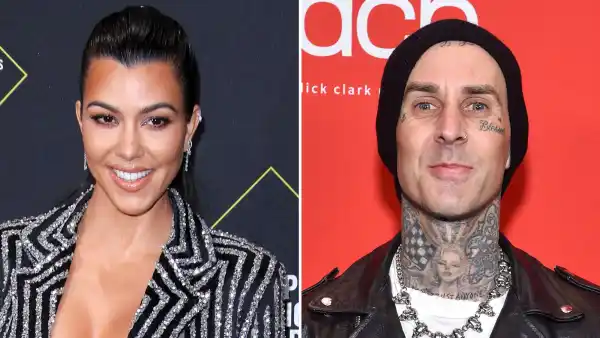 Kourtney Kardashian Gives Travis Barker an I Love You Note