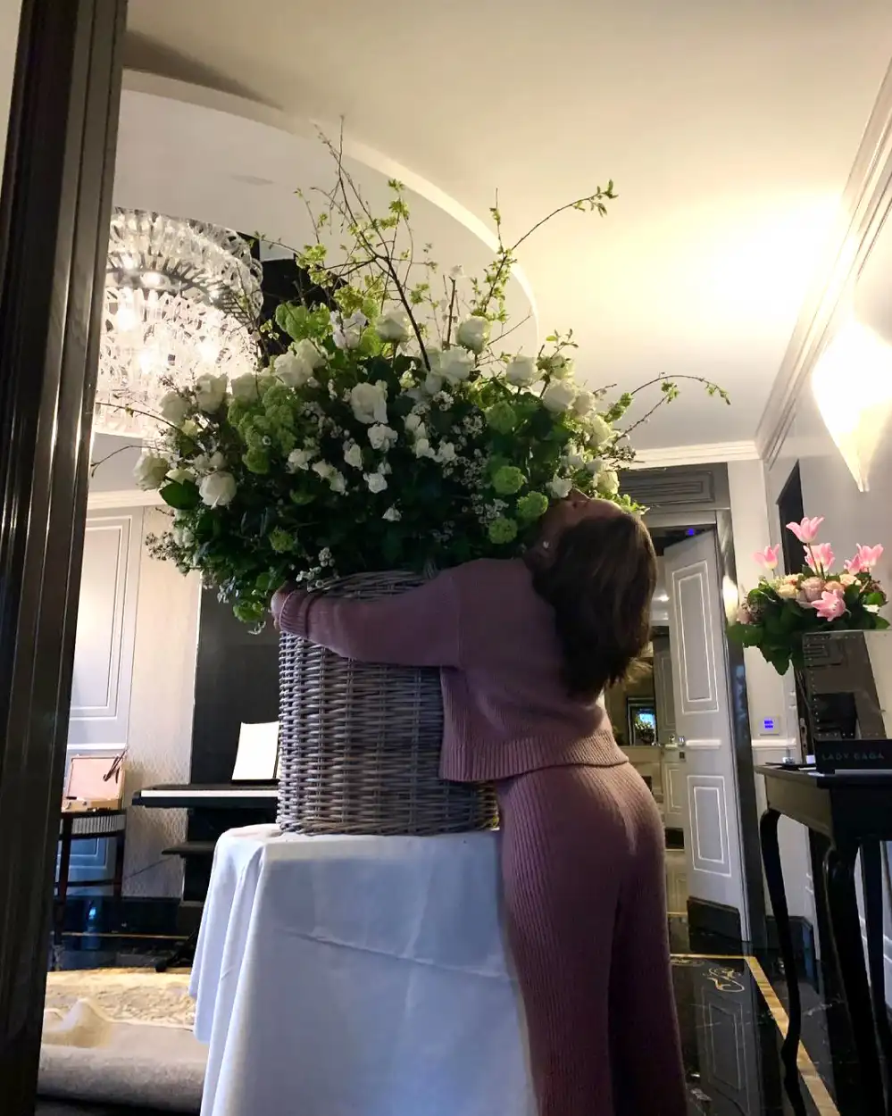 Lady Gaga&rsquo;s Boyfriend Michael Polansky Sends Giant Flowers to Rome for Her Birthday: &lsquo;Love You Honey