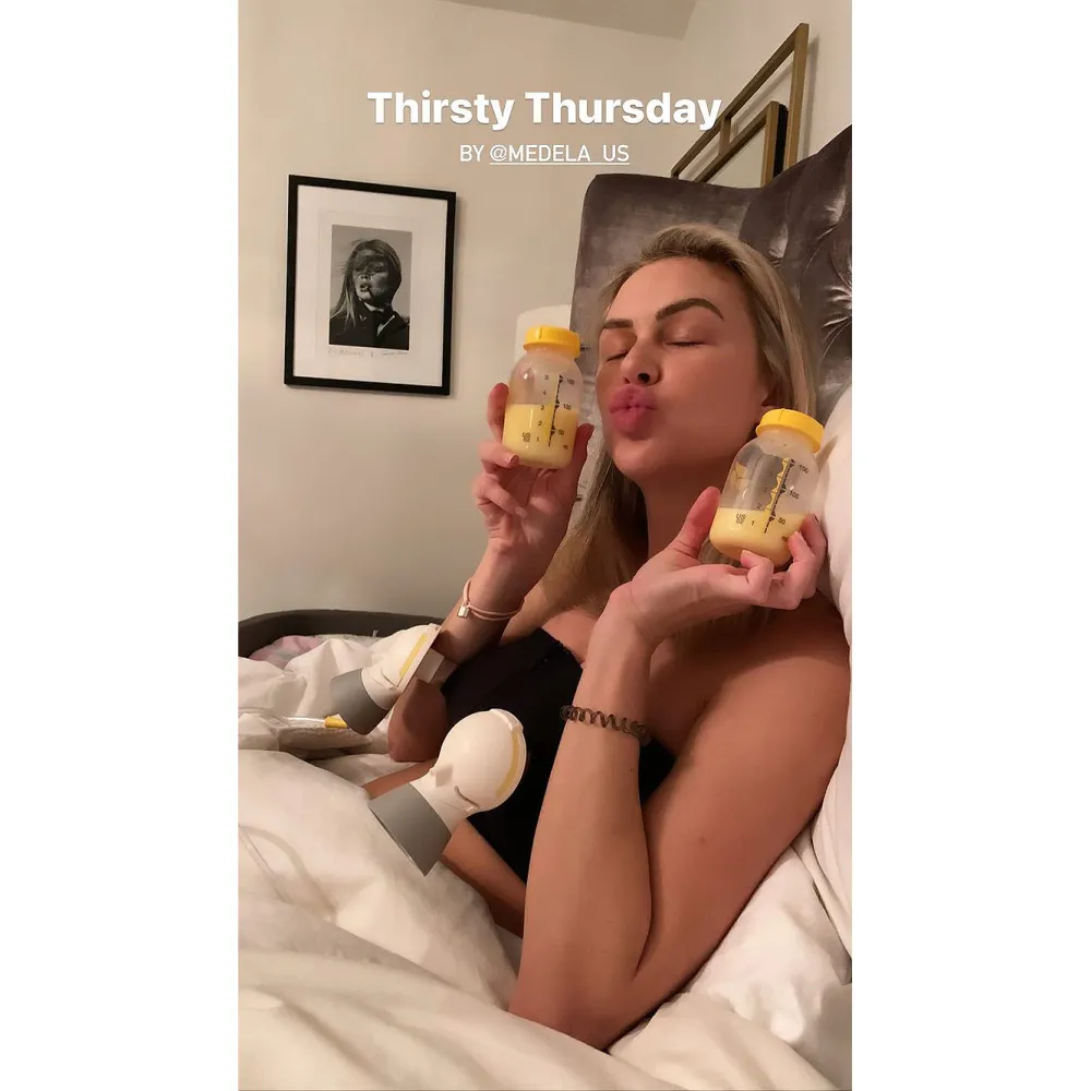 Lala Kent Pumps Breast Milk for Newborn Daughter Ocean