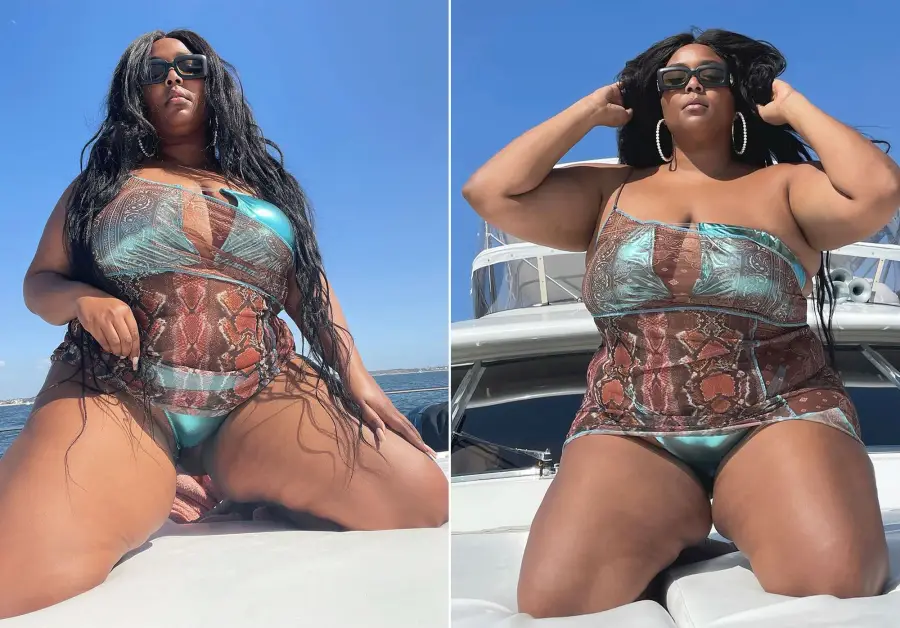 Lizzo Slays in Latex Bikini, Tells Followers to Slide Into Her DMs