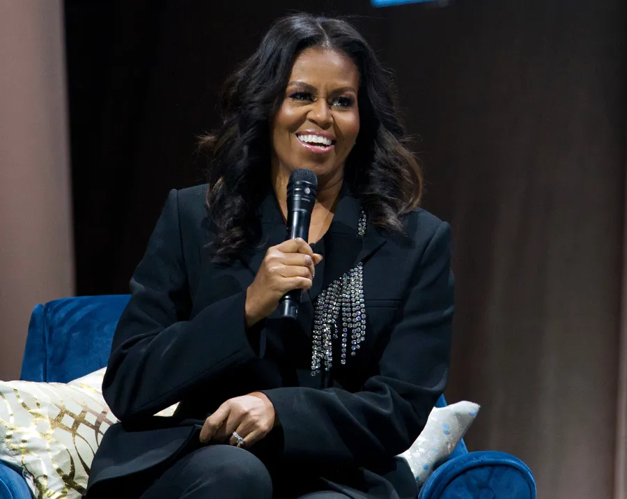 Michelle Obama reacts to Prince Harry Meghan Markle Tell All p