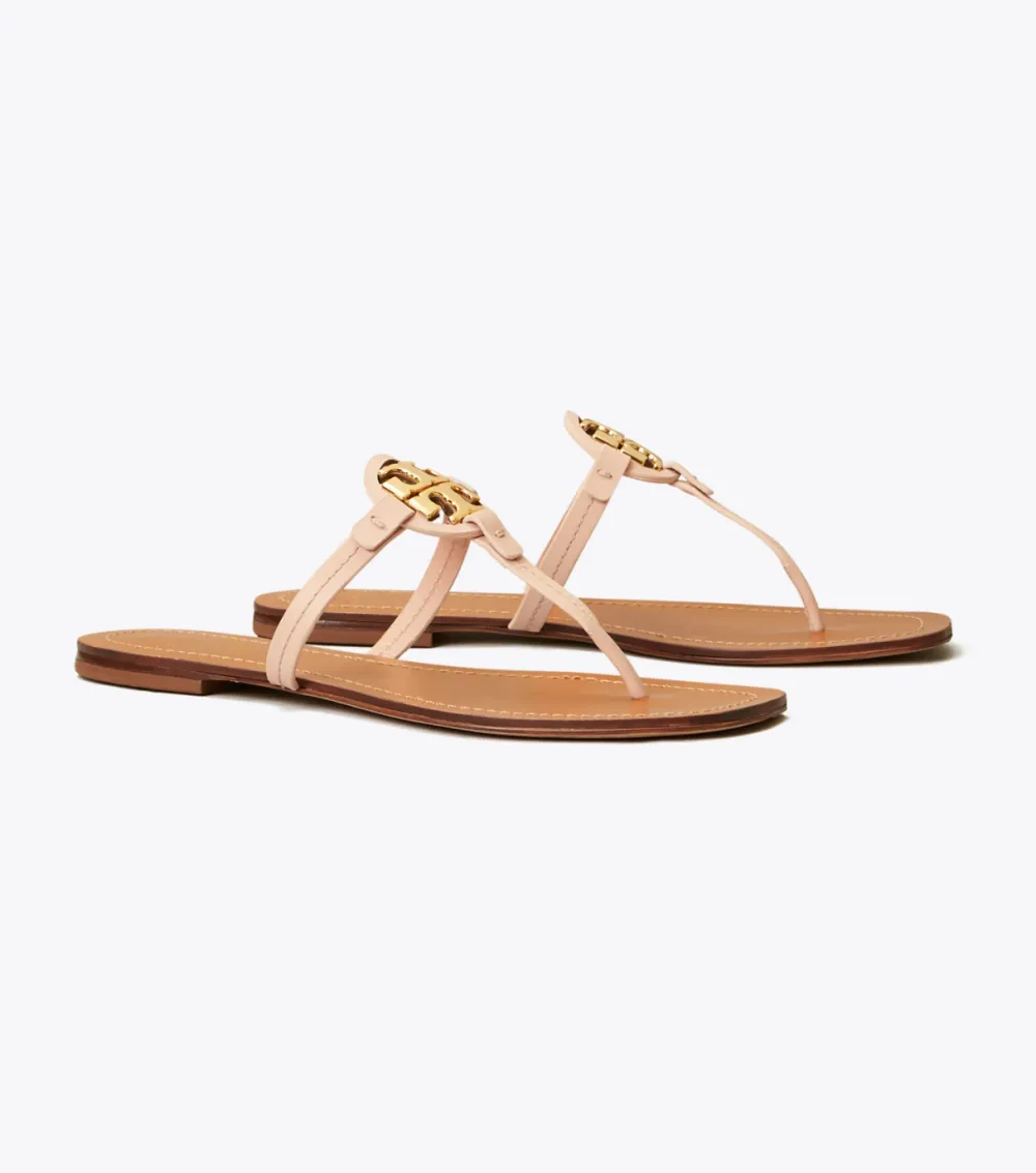 Mini Miller Leather Thong Sandal