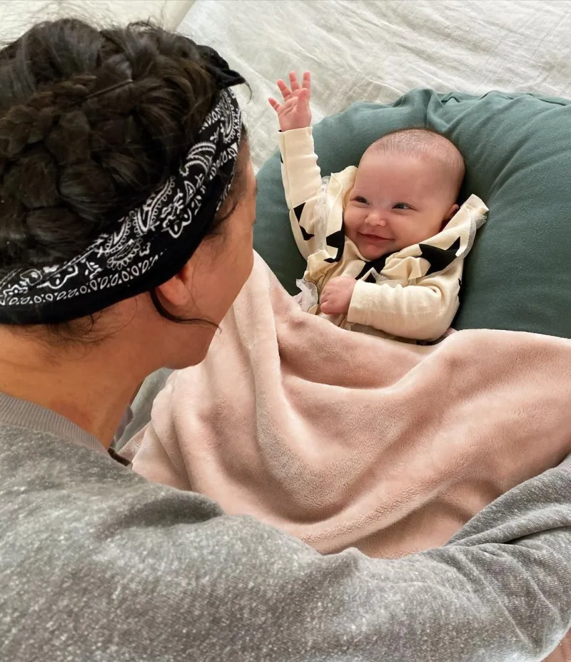 Nina Dobrev Meets Jessica Szohr’s Perfect 2-Month-Old Daughter