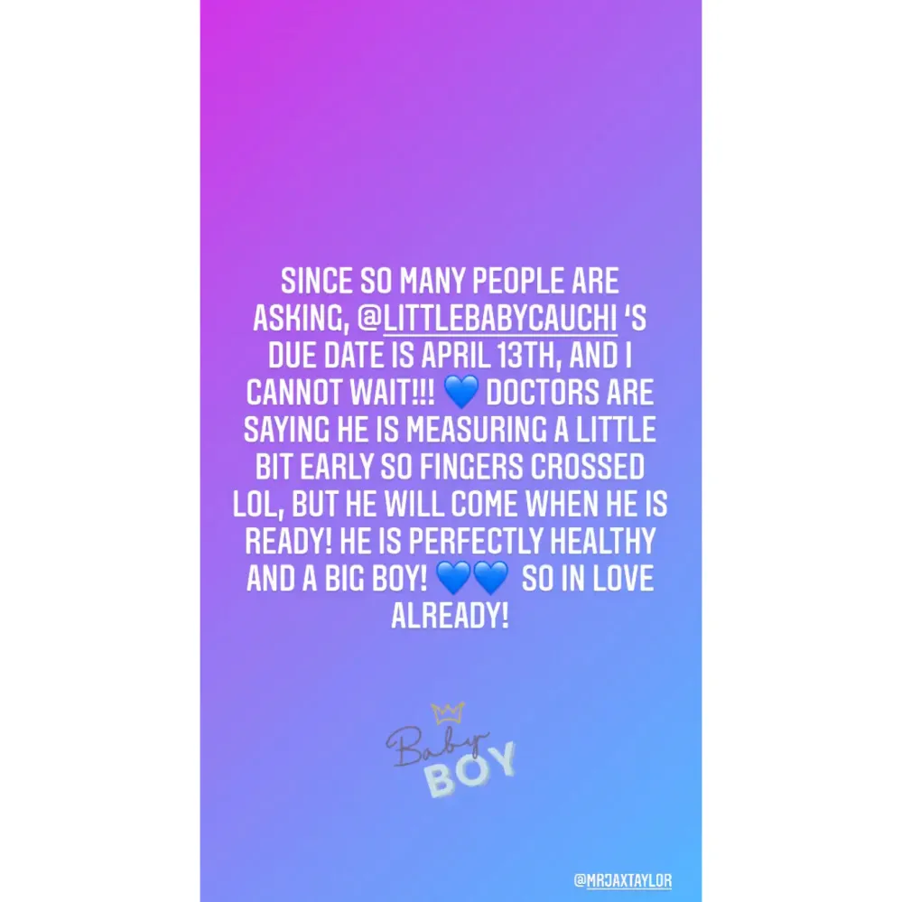 Pregnant Brittany Cartwright Reveals Her and Jax Taylor&rsquo;s Son&rsquo;s Due Date