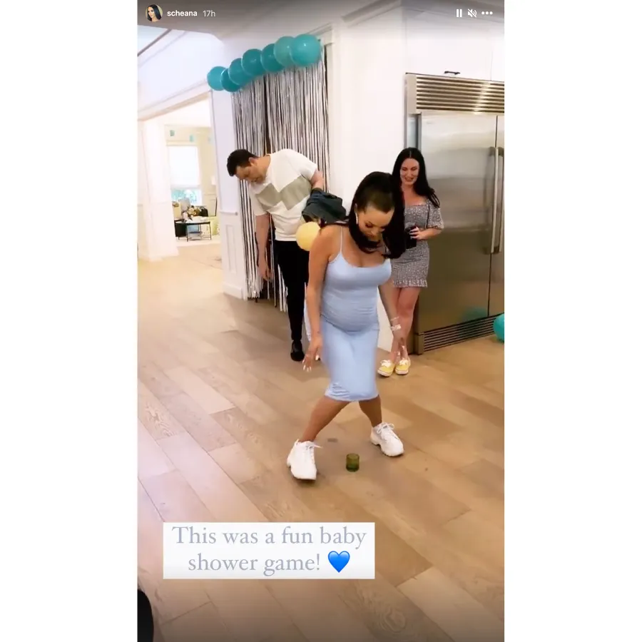 Pregnant Scheana Shay Baby Bump at Brittany Cartwright Baby Shower