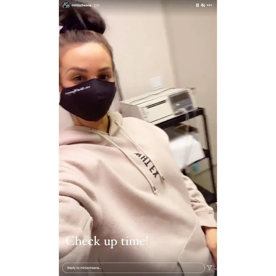 Pregnant Scheana Shay Baby Bump Hoodie Checkup