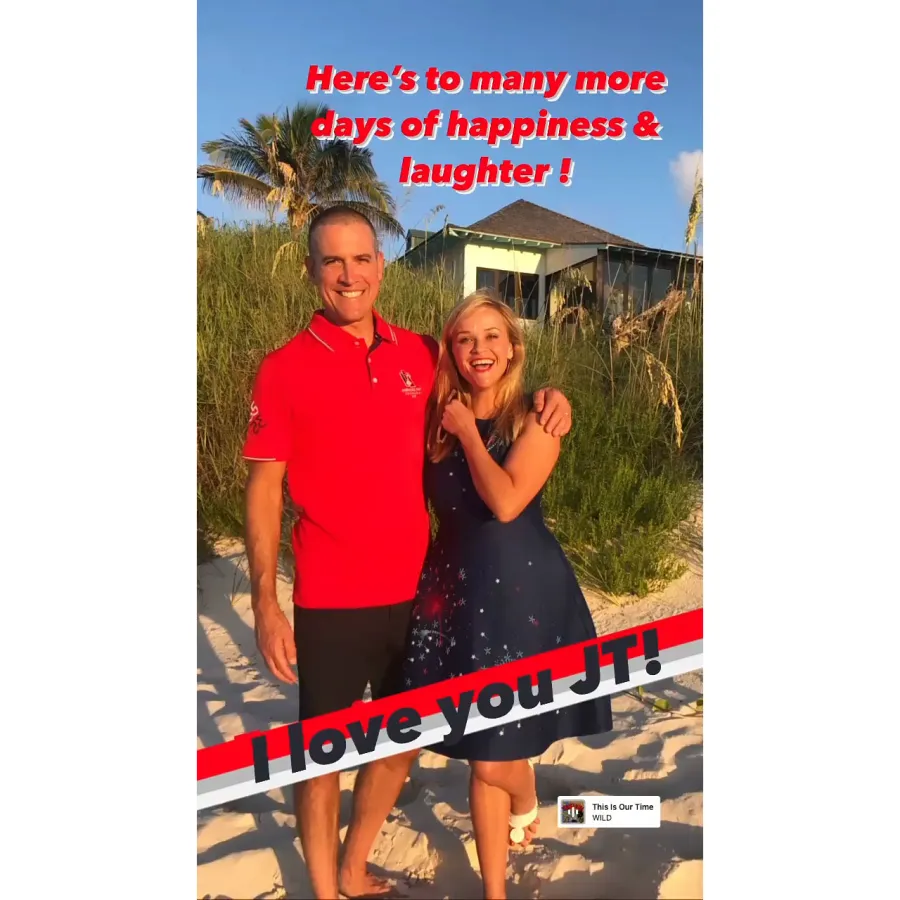 Reese Witherspoon and Jim Toth Timeline