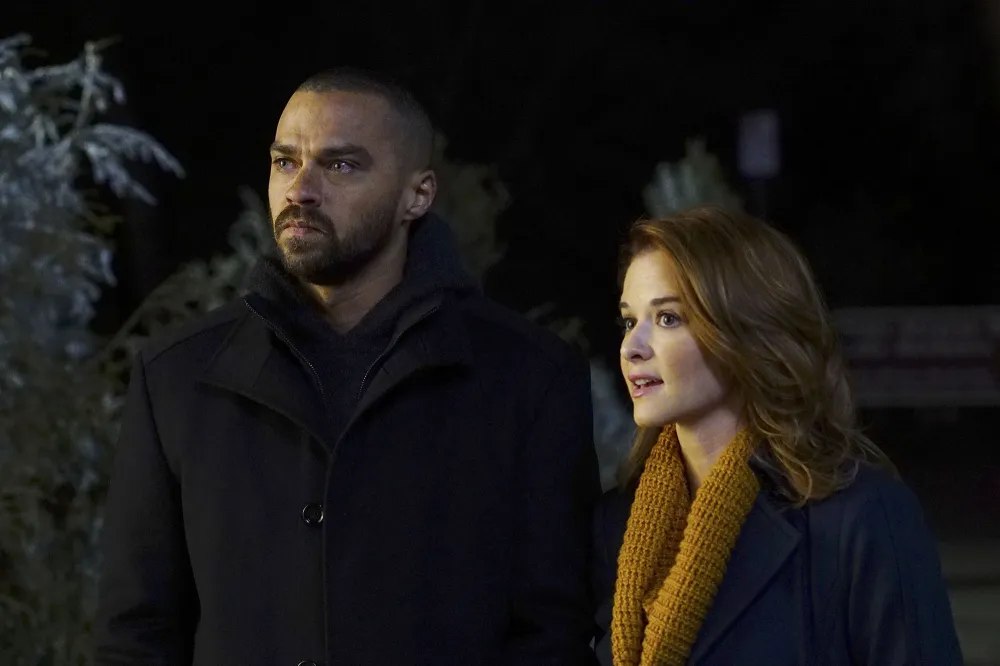 Sarah Drew and Jesse Williams Greys Anatomy