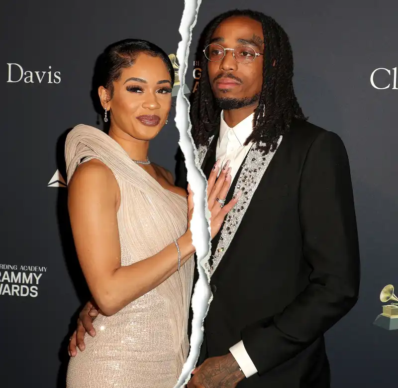 Saweetie and Quavo Split