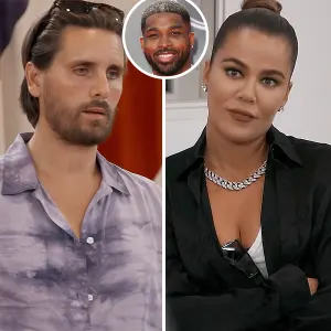Scott Disick Tells Khloe Kardashian to Stop Being Embarrassed of Tristan Thompson Relationship p